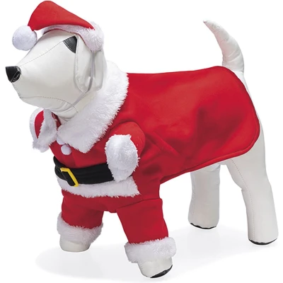 Afbeelding van Beeztees Kerstmanpak Hondenkleding 36 cm