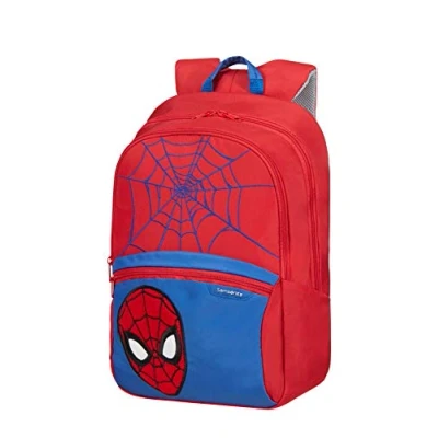 Image de Samsonite Strathwood Basics Adirondack Ottoman, (Multicolour) Spider man, Backpack M (42 cm 16 L), Sacs à dos pour enfants.