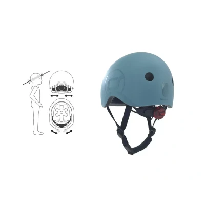 Afbeelding van Scoot and Ride helm maat S Blueberry