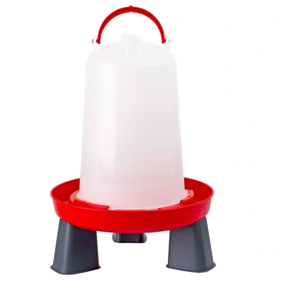 Afbeelding van Olba Drinkbak Met Pootjes Rood 3 l