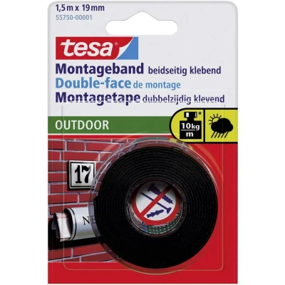 Afbeelding van Powerbond Tesa 55750 montagetape outdoor 19mmx1,5m