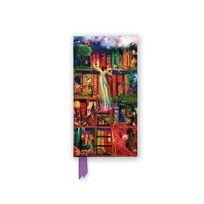 Afbeelding van Flame Tree Slimline Journals Aimee Stewart: Treasure Hunt Bookshelves (Foiled Journal)