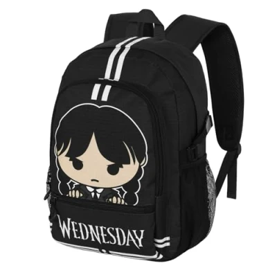 Afbeelding van Wednesday Cute FAN Fight rugzak 2.2, grijs, 31 x 44 cm, inhoud 24 l, één maat, 2.2 schattig, grijs., schattige