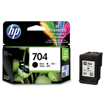 Image de HP 704 noir originale cartouche d&#039;encre
