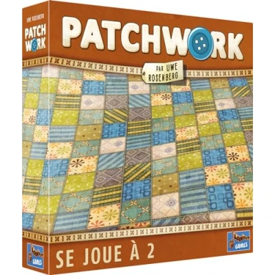 Afbeelding van Asmodee Lookout Games Patchwork gezelschapsspellen bordspellen spel voor kinderen, volwassenen en familie vanaf 8 jaar 2 spelers 30 minuten Franse versie
