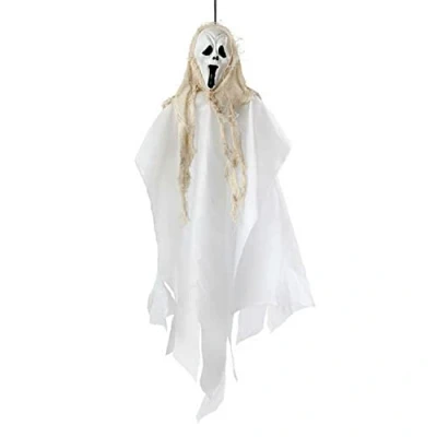 Afbeelding van Halloween/horror thema hang decoratie spook enge/griezelige pop 60 cm