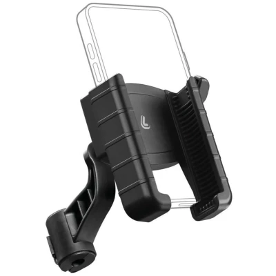 Afbeelding van Lampa Smart scooter Grip Telefoonhouder Spiegel en windscherm bevestiging Zwart