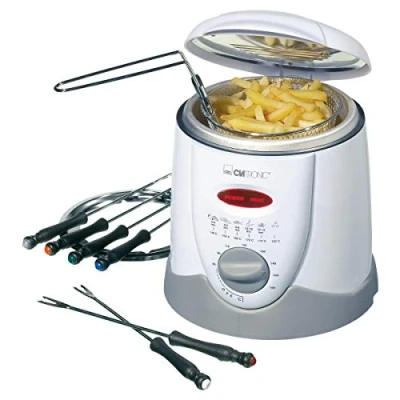 Afbeelding van Clatronic FFR 2916 Elektrische fondue Mini Friteuse 1L 6 fonduevorkjes