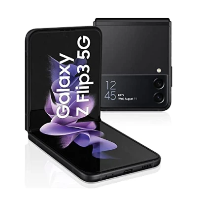 Afbeelding van Samsung Galaxy Z Flip3, mobiele telefoon 5G, 128 GB, zwart, simkaart niet inbegrepen, Android smartphone, FR versie