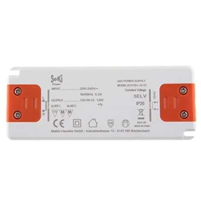 Afbeelding van SeKi L 12 LED voeding 12V 1A 12W driver transformator
