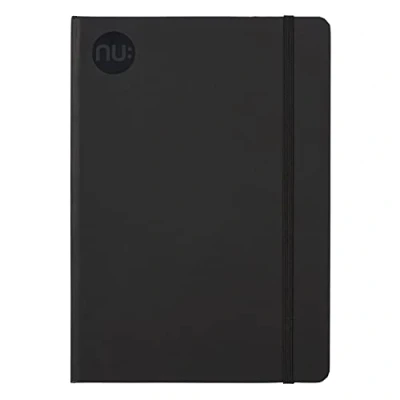 Afbeelding van NU Notebooks Zwart Dagboek Spectrumbereik A5 Gelinieerd Notitieboek Dagelijkse Planner Kladblok 160 Pagina&#039;s