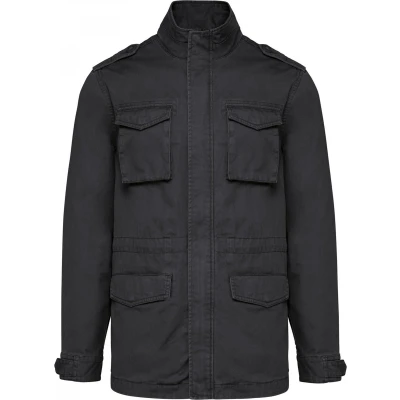 Afbeelding van Kariban Heren Safarijasje K6164 Washed black