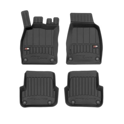 Afbeelding van FROGUM 3D408852 Vloermatset Rubber voor en achter 4 Zwart AUDI: A6 C6 Avant, Saloon