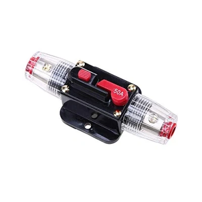 Afbeelding van Mintice 12 V 50 A Auto Motor Online Audio Stroomonderbreker Stereo Zekeringhouder Bescherming Reset De Zekering