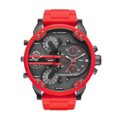 Afbeelding van Montre Diesel Mr. Daddy 2.0 Pour Hommes Rouge DZ7370