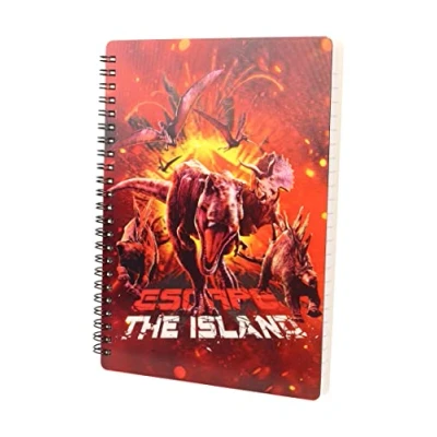 Afbeelding van Jurassic World Notitieboek 3D Effect Escape Multicolours