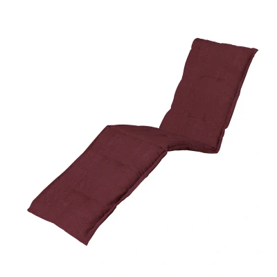 Afbeelding van Madison Ligbedkussen Panama bordeaux 200x60 Rood