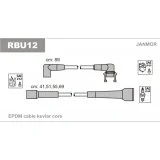 Afbeelding van JANMOR RBU12 Bougiekabelset