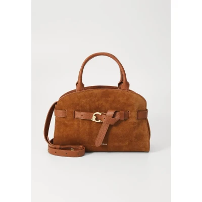 Afbeelding van COCCINELLE Leren schoudertas handtas Sabine Handbag Cognac Lichtbruin