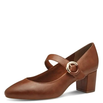 Afbeelding van Marco Tozzi Klassieke pumps, Dames, Maat: 40, Cognac Hoogwaardig imitatieleer