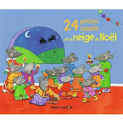 Image de 24 petites souris et la neige de Noël