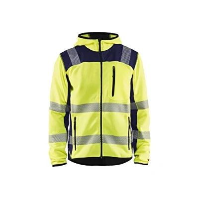Afbeelding van Blaklader Gebreid vest met capuchon High Vis 4923 2120 Geel/Marineblauw