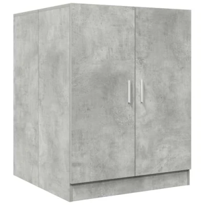 Image de vidaXL Meuble pour machine à laver Gris béton 70,5x71,5x91,5 cm856639