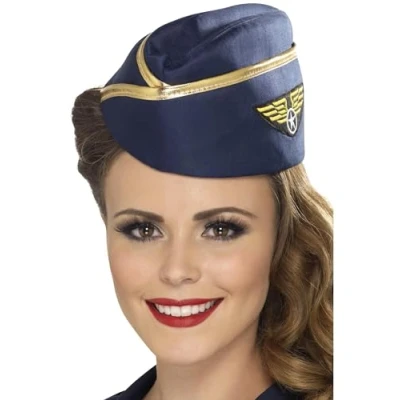 Afbeelding van Dressing Up &amp; Costumes Superhero Air Hostess Hat