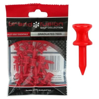 Afbeelding van The Golfers Club Golf tees, 3,2 cm, rood, 30 stuks