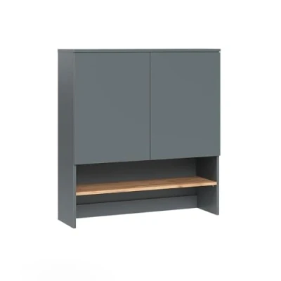 Afbeelding van Vicco ViktorWasmachinekast 93.6 x 100.4 cm Antraciet/gouden eik