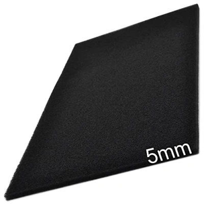 Afbeelding van Easyboost Luchtfilterschuim, 28 x 15 cm, dikte 5 mm, universeel, om op maat te snijden, voor scooter, motorfiets, quad, grastrimmer, motorhelling, kettingzaag, filtratie carburateur, luchtbox