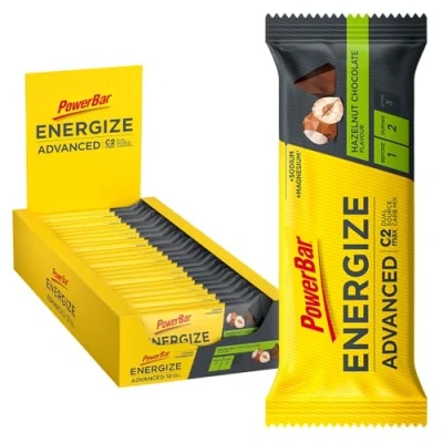 Afbeelding van Powerbar Energize Advanced Bar (15x55g) Hazelnut Choco Energiereep