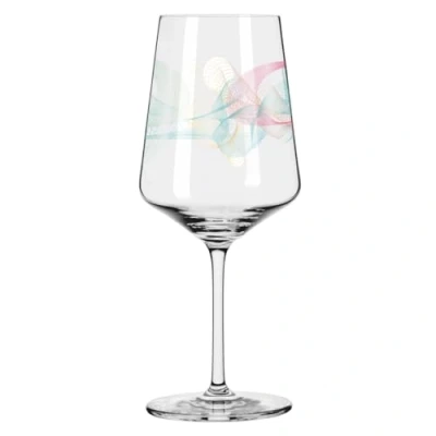 Afbeelding van aperitiefglas 500 ml Serie Sommerrausch nr. 13 met kleurrijke spiralen