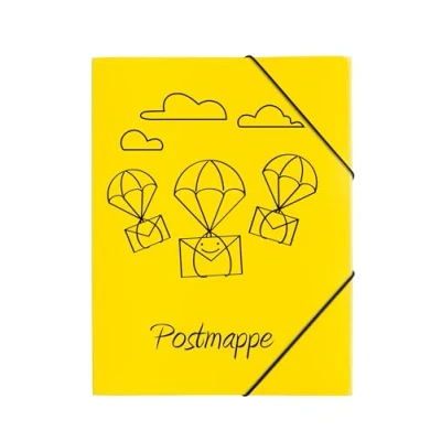 Afbeelding van PAGNA 21603 15 elastische map, A4, PP, met 3 kleppen, geel