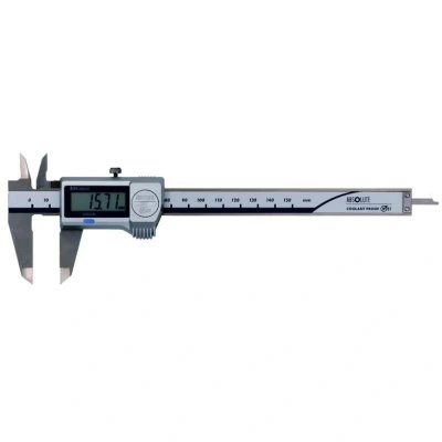 Image de MITUTOYO 500 706 20 CoolantProof Pied à coulisse digimatique IP67 sans bouton rouleaux sortie de données 0 150 mm