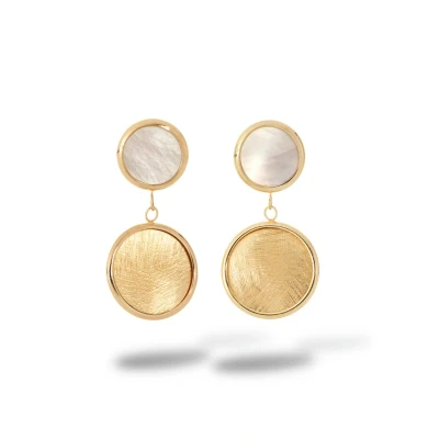 Afbeelding van Casa Jewelry dames Minou oorstekers verguld in de kleur Goud