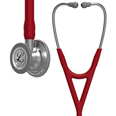 Afbeelding van 3M Littmann Cardiology IV stethoscoop voor diagnose., wijnrood, 3