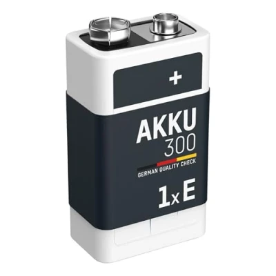 Afbeelding van Ansmann 9V maxE Batterij 1 stuk 270 mAh