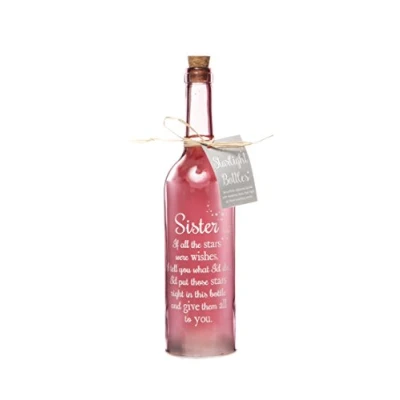 Afbeelding van Boxer sb1101 zus sterren licht fles, glas, roze
