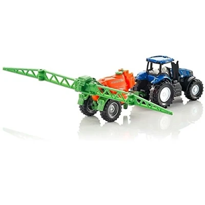 Afbeelding van Siku 1668 New Holland met Veldspuit 1:87