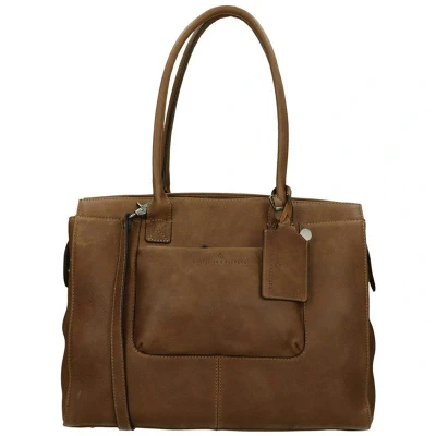 Afbeelding van Castelijn &amp; Beerens Carisma Dames laptoptas 15.6&quot; cognac