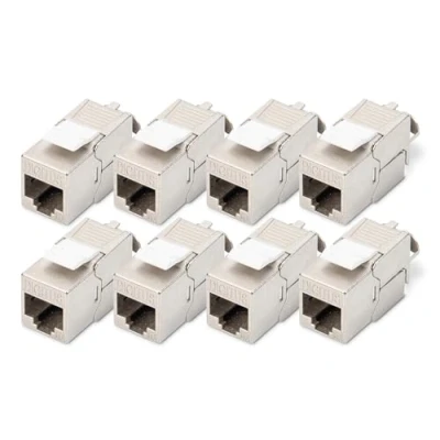 Afbeelding van Digitus DN 93615 8 RJ45 inbouwmodule Keystone CAT 6A