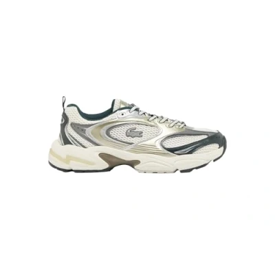 Afbeelding van Lacoste STORM 96 2K 224 2 SMA Heren Sneakers Gebroken wit/Donkergroen Maat 40