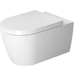 Afbeelding van Duravit ME by Starck wandcloset diepspoel 37x57cm met verdekte bevestiging wondergliss wit