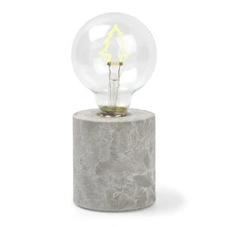 Afbeelding van Tafeldecoratie Kerstboom Luca Lighting Ø 8 x 18 cm