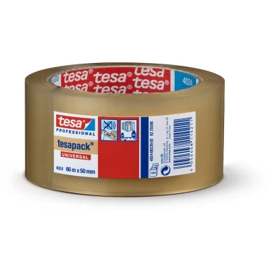 Image de TESA 4024 ruban adhésif universel pour boîtes transparent 50mm x 66m 04024 00234 04