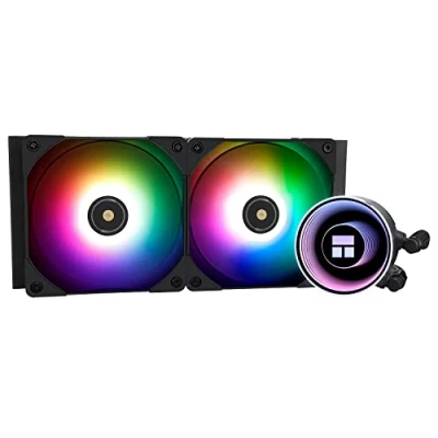 Afbeelding van Thermalright Frozen Notte 240 Black ARGB CPU waterkoeling, koelingsspecificaties, dubbele PWM ventilator, S FDB V2 lager, compatibel met AMD/AM4 AM5, Intel LGA 1700/1150/1151/1200/2011