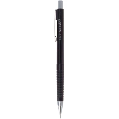 Afbeelding van Sakura XS 127 Cushion Point vulpotlood met schokdempingssysteem, 0,7 mm, zwart