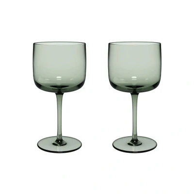 Afbeelding van Villeroy &amp; Boch Weinkelch, Set 2 Tlg. 8,5x17cm Lindegroen