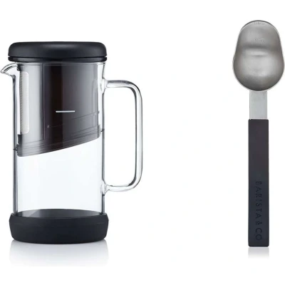 Afbeelding van Barista &amp; Co One Brew Cafetière met Scoop Koffie Maatschep, Giftset,